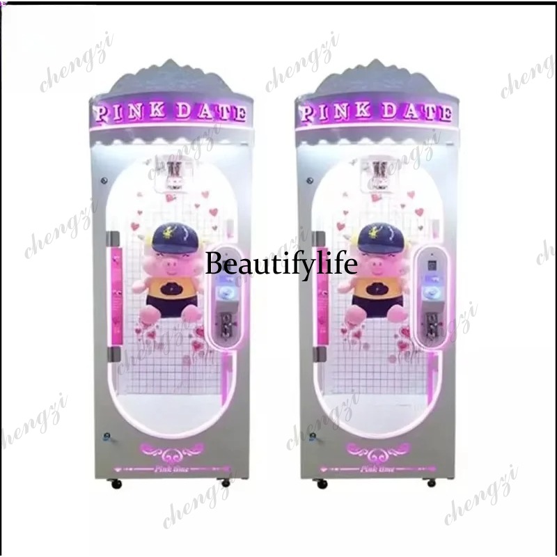 Arcade Vending Machine - A81 Indoor Pink Date Doll Aluminium-Schienen-Scherenautomat