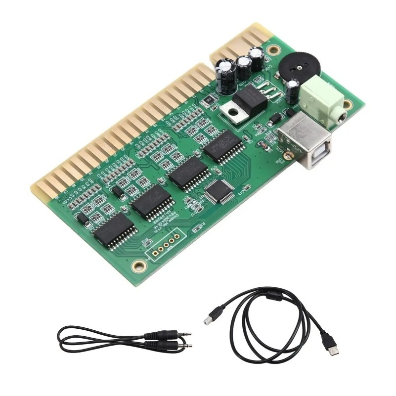 Usb Game Board Jamma - Für 28-Pin-Board-Maschinen: Brandneuer MAME-Spielcontroller PC-zu-Jamma-Konverter PCB