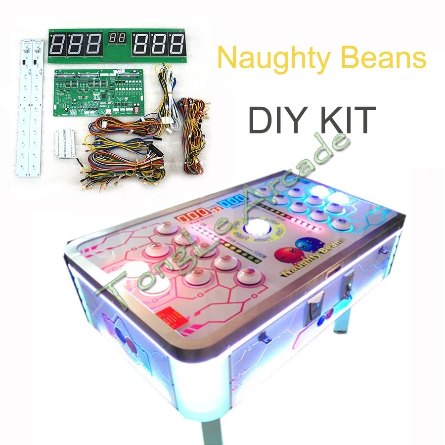 Skee Ball Arcade - Naughty Beans DIY-Kit, münzbetriebenes Unterhaltungsgerät, Hammer-Spiel,