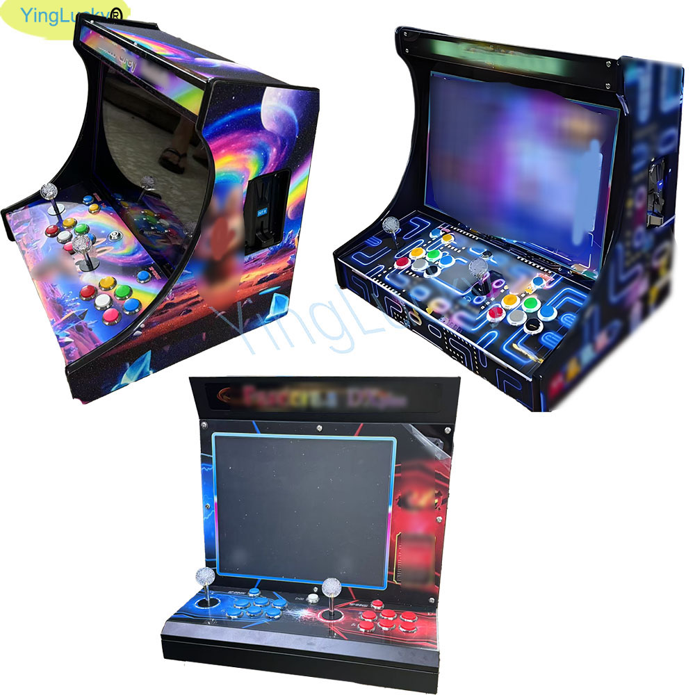 Skee Ball Arcade - 2-Spieler-Arcade-Videospielkonsole mit 22/19/17 Zoll LCD-Bartop-Display, ausgestattet
