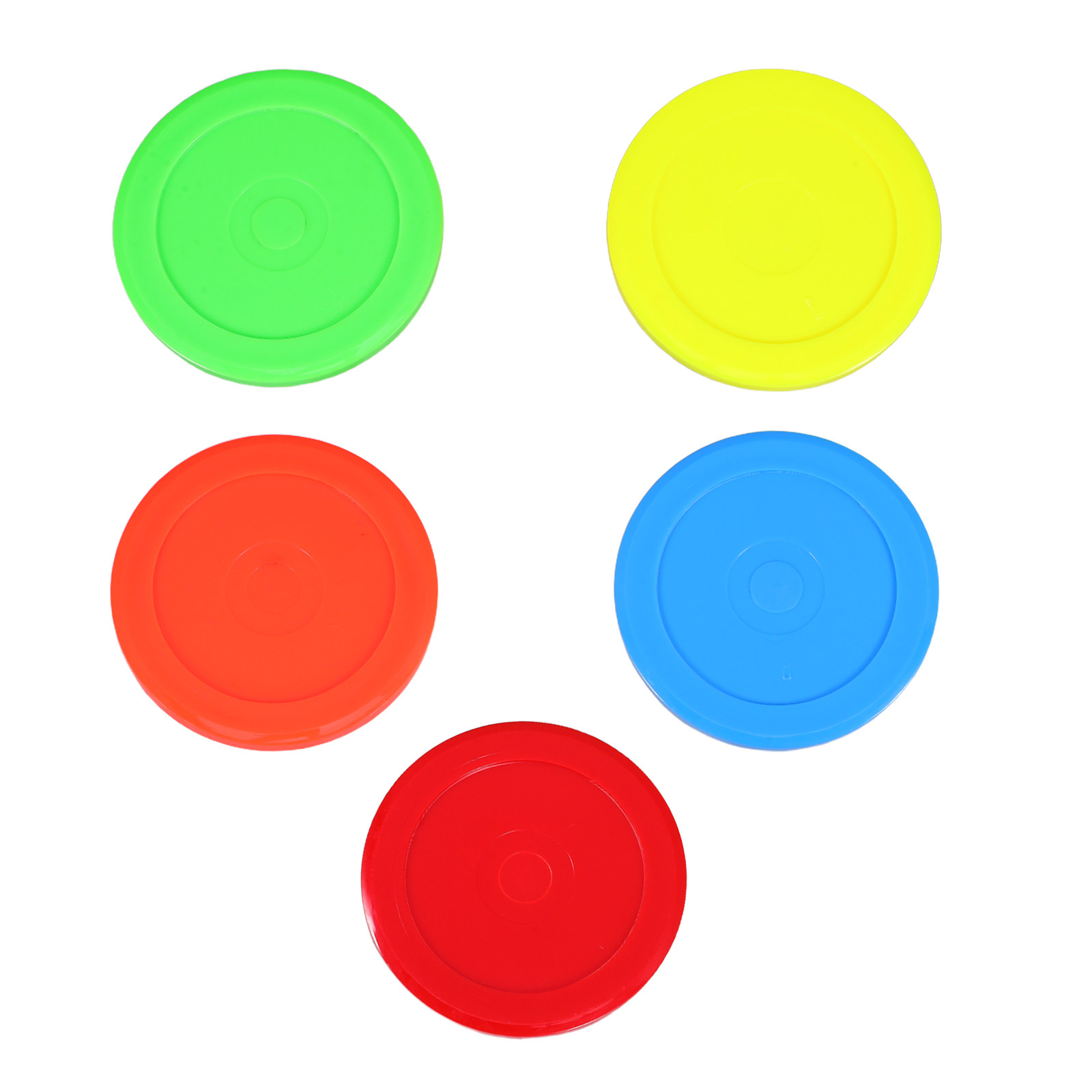 Air Hockey Table - 5 Stück Air-Hockey-Pucks für Doppelspieler-Spiele, Mini-Ersatzpucks,