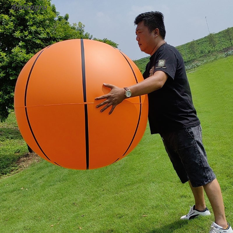 Basketball Arcade Game - 0,6–2 m aufblasbare Luftballons, Fußball-Kinderspielzeug, Pat-Ball,