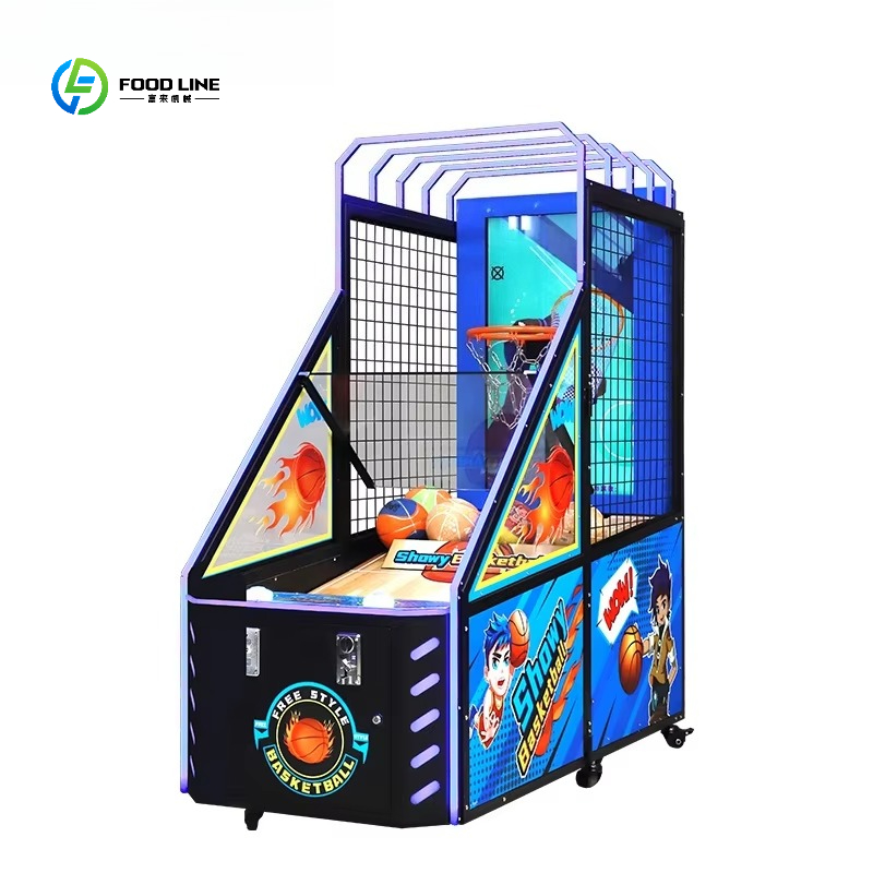 Gun Shooting Arcade - FL Neuheit: Mini-Basketball-Schießautomat für Kinder, Münzbetriebener