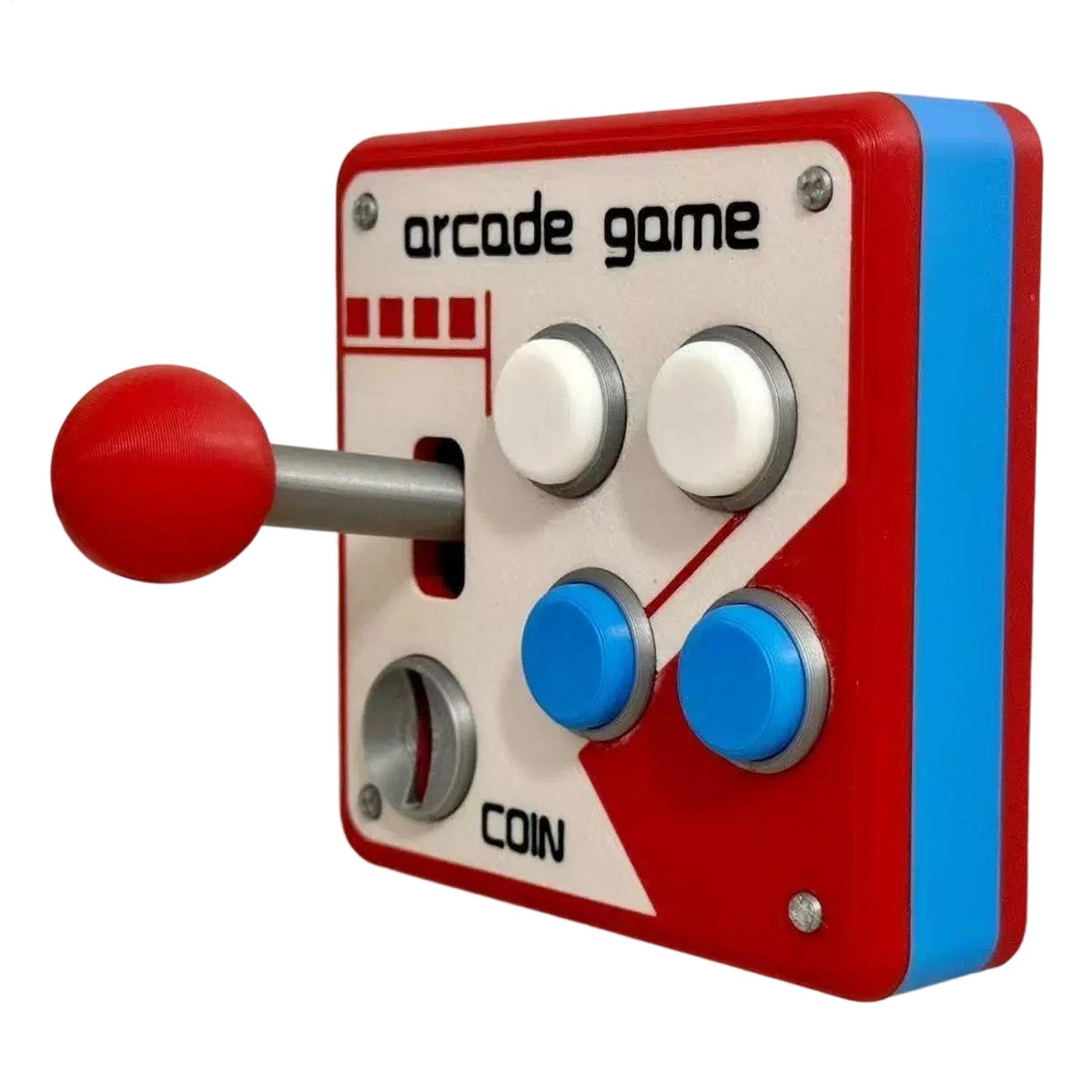 Arcade Games & Vending Co - Kreative Retro-Arcade-Spiel Lichtschalterabdeckung Retro-Gamer-Raumdekoration Joystick-Wandschalterplatte Heimdekoration