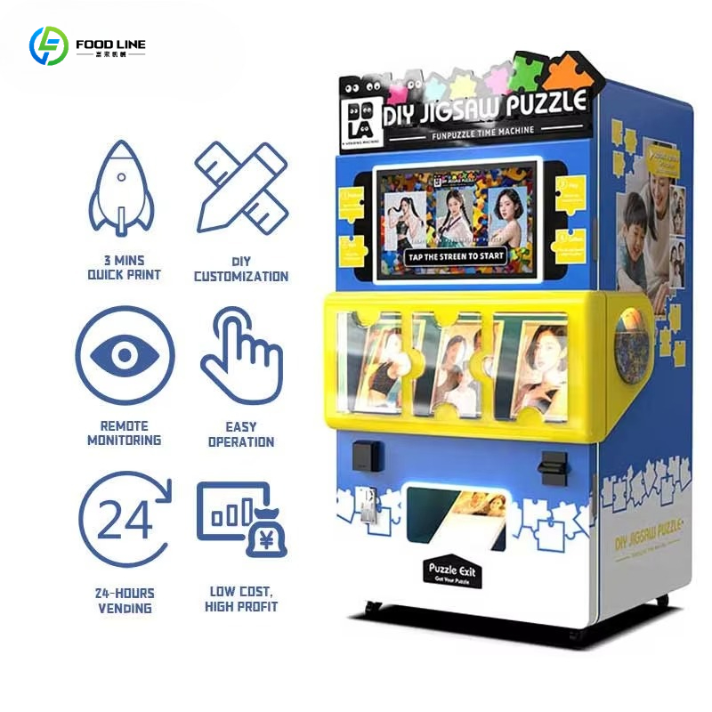 Intelligenter Puzzle-Verkaufsa – Vending Machine Qr Code Bewertung und Preis