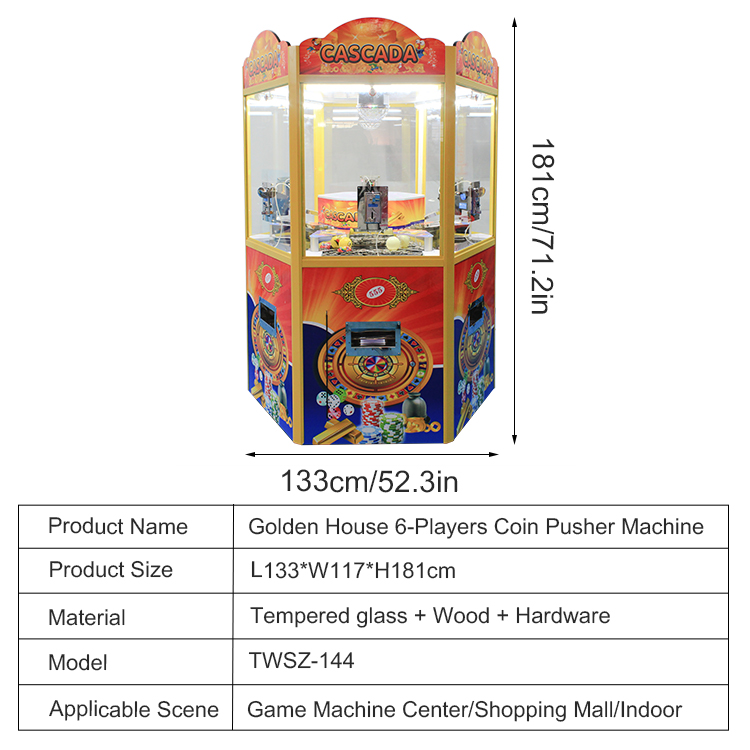 6-Spieler-Arcade-Spielautomate – Arcade Style Vending Machine Bewertung und Preis