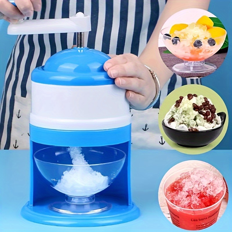 Tragbare Handkurbel-Schneekege – Slushie Machine Vending Bewertung und Preis
