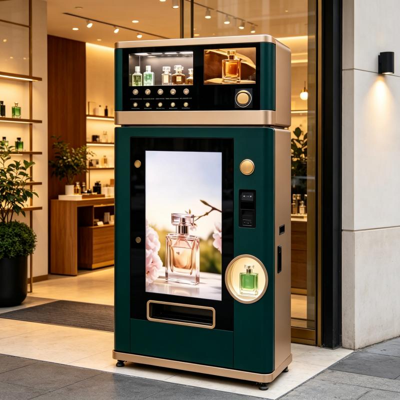 Automatischer Parfüm-Verkaufsa – Vending Machine Qr Code Bewertung und Preis